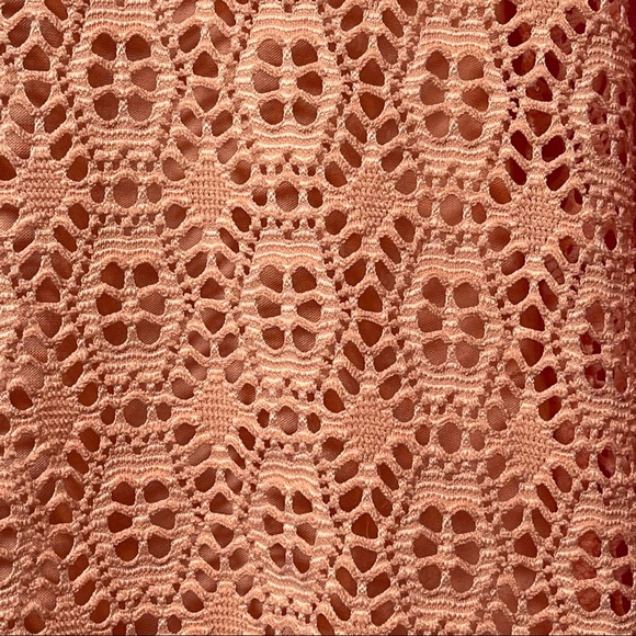 DAYTRIP PEACH LACE BLOUSE SIZE S - Picture 4 of 7